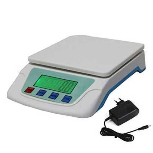 White Digital Electronic Weighing Machine