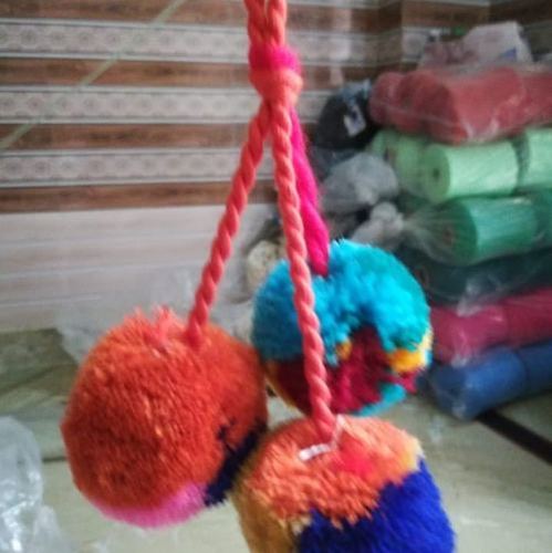 Laces Multicolour Decorative Woolen Pompom