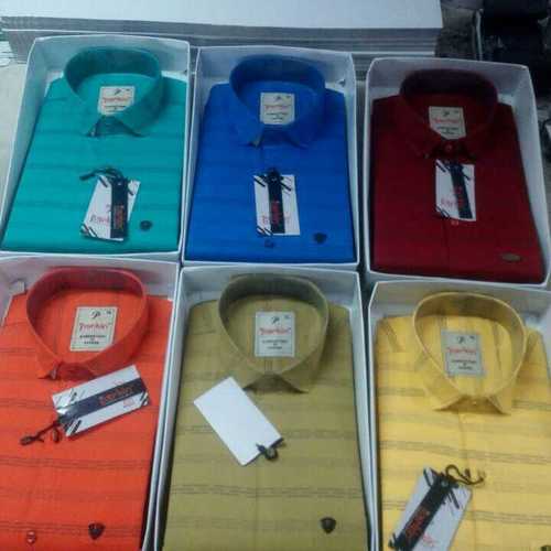 Various Colors Are Available Pure Cotton Slim Fit Shirts 