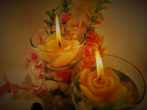 Assorted Rose Small Floating Candle