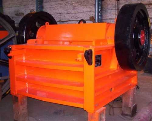 Orange Semi Automatic Stone Jaw Crusher