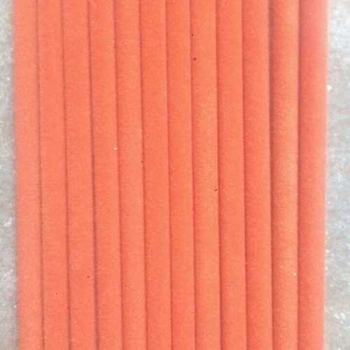 Orange Smooth Polymer Velvet Pencil