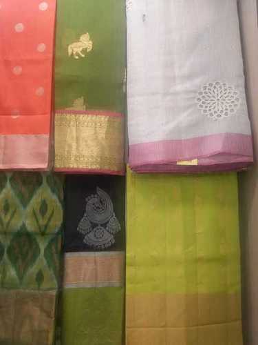 Various Colors Available Stylish Look Fancy Sarees