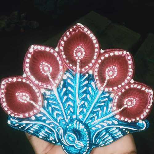 Hand Painted Terracotta Diya