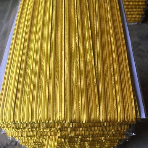 Yellow Plain Polyester Satin Ribbon