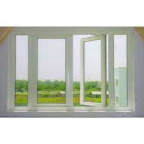 White Upvc Glass Sliding Windows