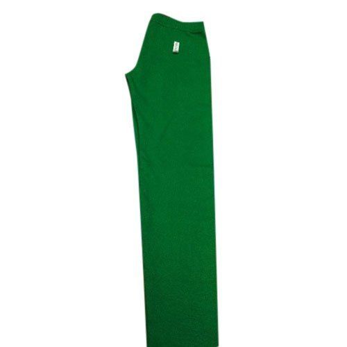 Plain Green Women Cotton Lycra Legging Size: Medium