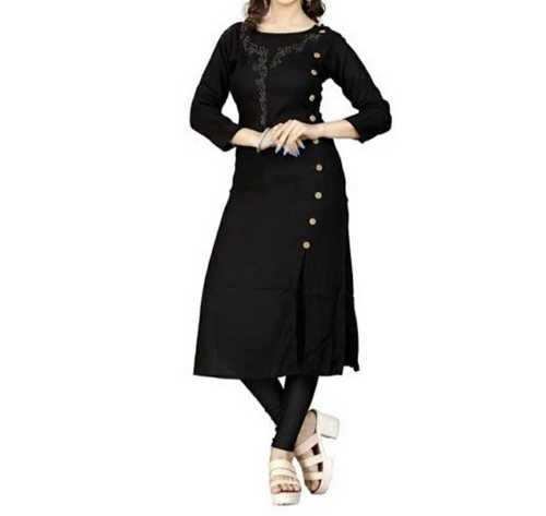 Round Neck Ladies Kurtis