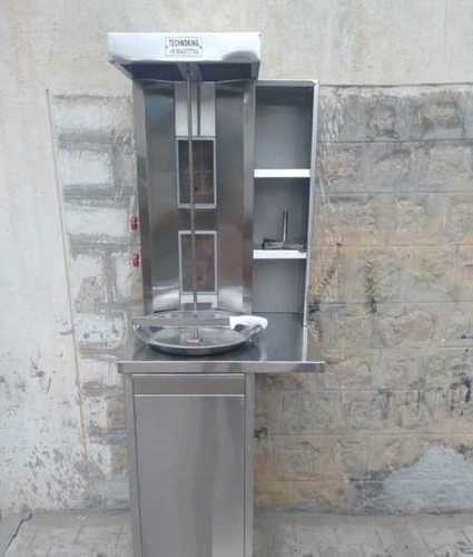 Silver Rust Resistant Shawarma Making Machine