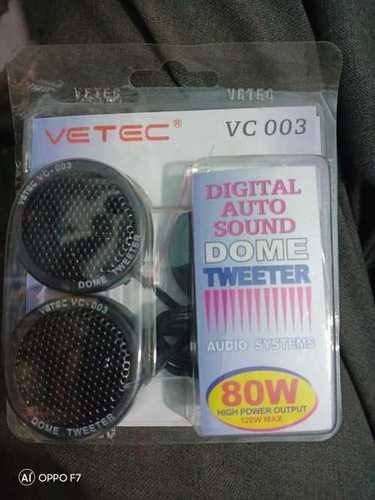 Digital Auto Sound Dome Tweeter Vc 003 Vehicle Type: Four Wheeler