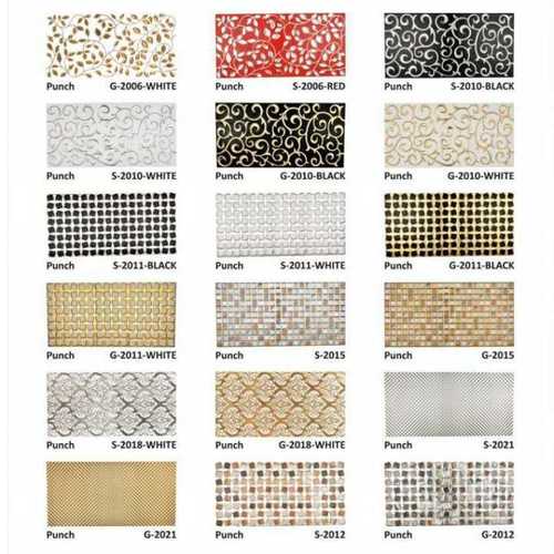 Non-Slip Golden Silver Highlighter Tiles