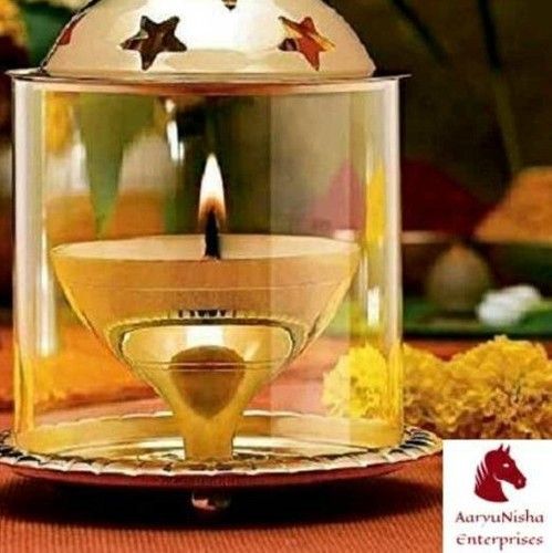 Eco-Friendly Polished Golden Brass Diyas