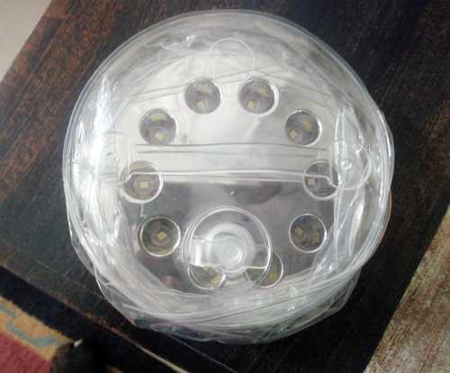 White Solar Emergency Lamp With Panel