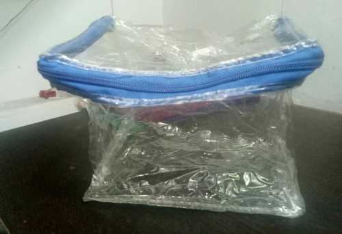 Transparent Pvc Zipper Bags Size: 7.5