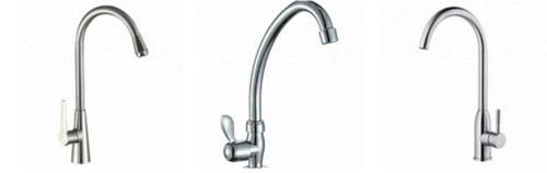 Wedge-Stainless Steel Kitchen Faucets