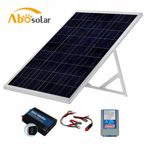 5Kw Solar Power System Off Grid With Solar Panel Controller Inverter Cable Cable Length: 4  Meter (M)