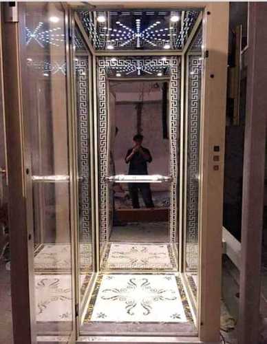 स्टील स्वचालित ग्लास लिफ्ट