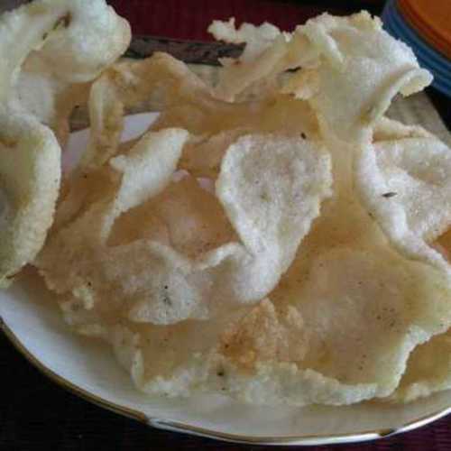 Yellow Delicious White Rice Papad