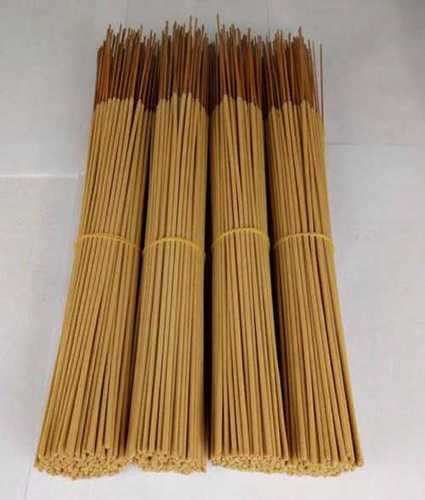 Eco-Friendly Natural Agarbatti - 7-9 Inch Round Stick | Brown Color, 40-60 Min Burning Time, Plain Pattern