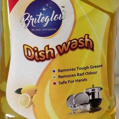 Yellow Liquid Dish Wash Gel