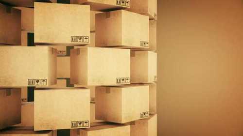 Light Brown Plain Corrugated Boxes For Packing