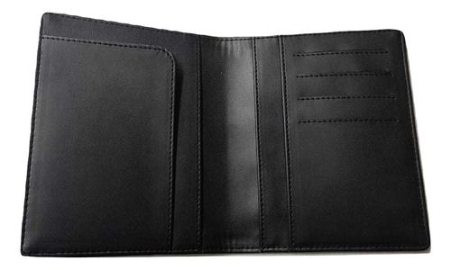 Black Genuine Leather Passport Case