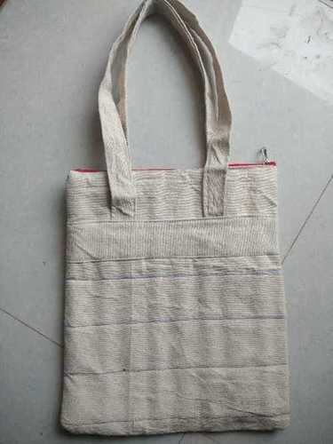 White Cotton Shoulder Bags