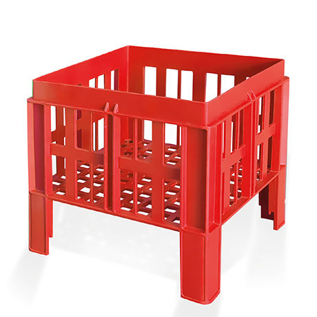 Red Color Plastic Crate