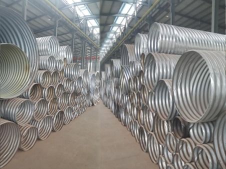 Rolled Corrugated Metal Pipe