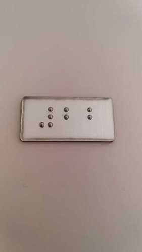 Washable Exclusive Braille Lift Button