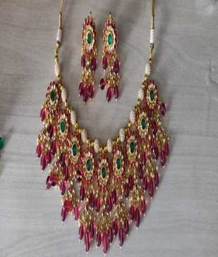 Kundan Imitation Necklace Set 