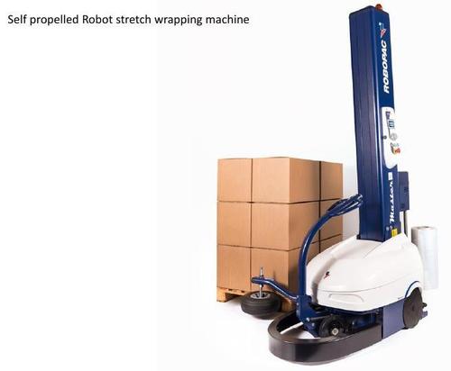 Self Propelled Robot Stretch Wrapping Machine