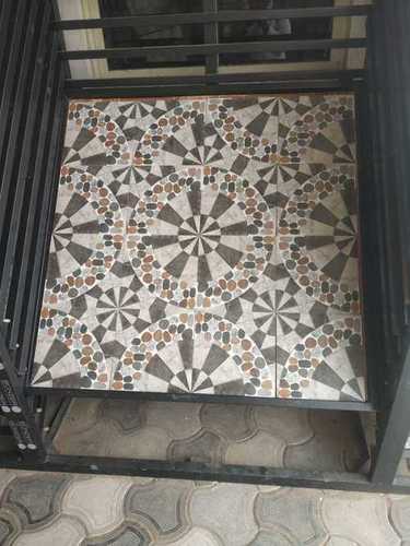 White Vitrified Floor Printed Tiles 