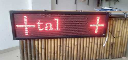 Red Led Moving Display Board