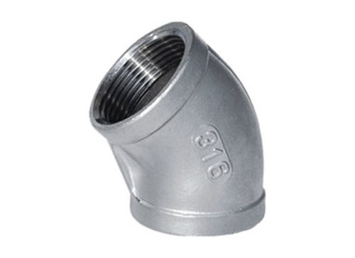 Stainless Steel Thread Elbow 45A 