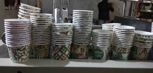Disposable Printed Paper Coffee Cup 
