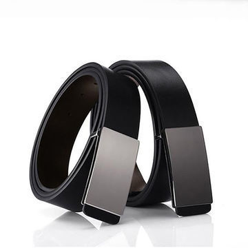 Genuine Black Leather Belt