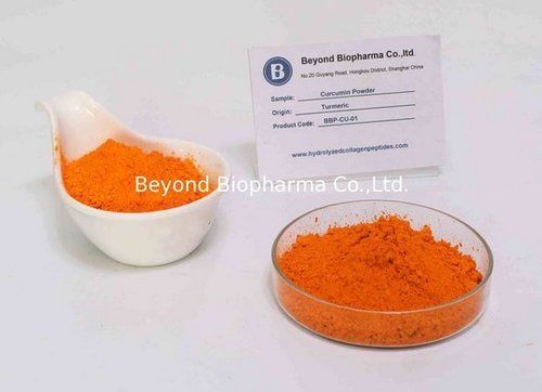 Orange Yellow Turmeric Curcumin Powder To Lower Risk Of Heart Disease