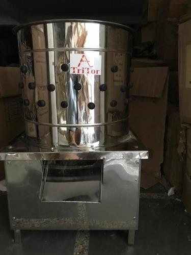 Stainless Steel Chicken Defeathering Machine Size: 39 X 25 X 25 Inch