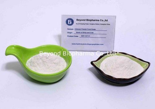 Water Soluble Pure Chitosan Powder For Food Supplements Application Density: 0.4 Gram Per Litre (G/L)