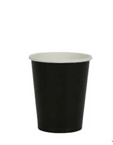 Black Biodegradable Disposable Paper Cup 210 Ml