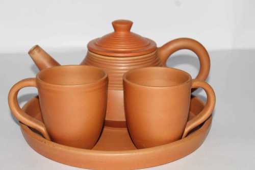 Reusable Clay Tea Cup Set