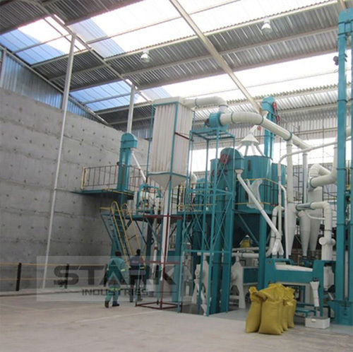 Rwanda Fine Maize Flour Mill Machine (100T)