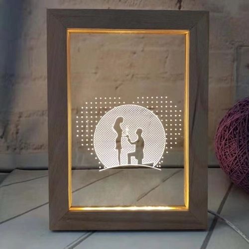 Wooden LED Love Photo Frames