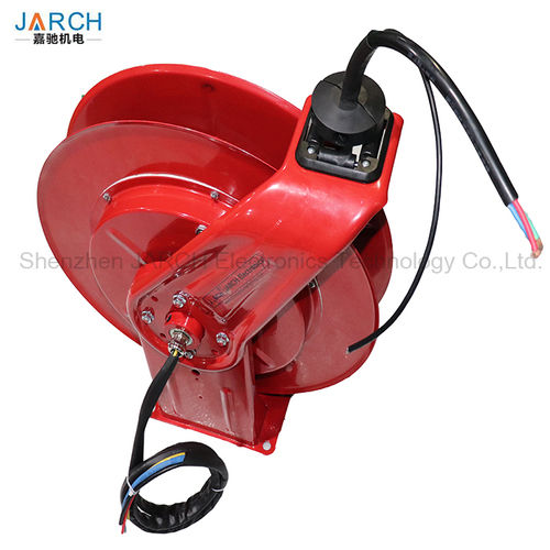 Cable Reel For Stage Lighting Control Dmx Cable With 32a Power Cord Reel