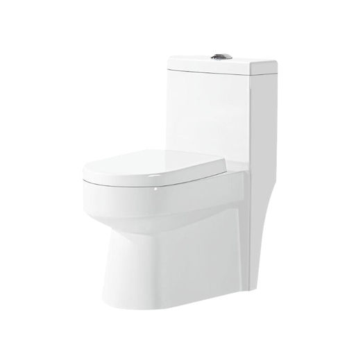 White Ceramic Siphonic One Piece Toilet (Zz-237)