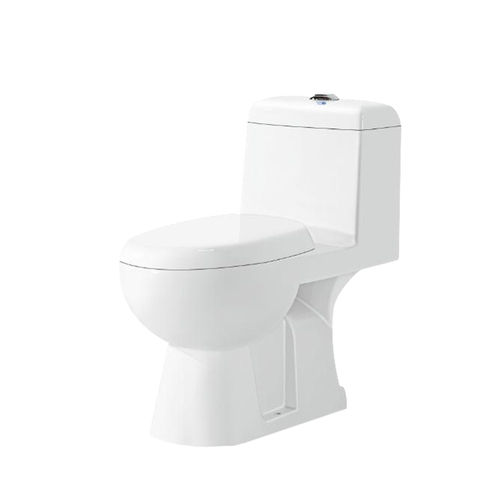 White Ceramic Wash Down One Piece Toilet (Zz-231)