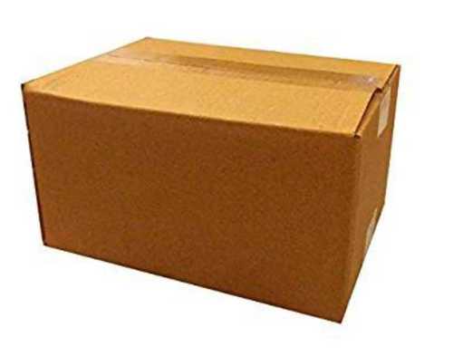  सादे भूरे रंग के नालीदार बक्से 