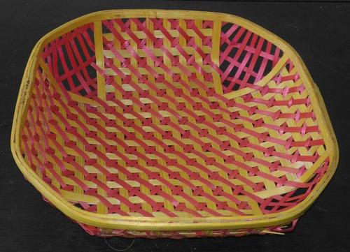 Bamboo Caroom Color Basket