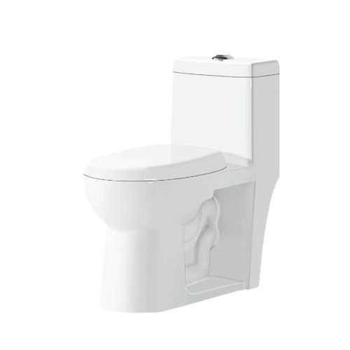 White Ceramic Siphonic One Piece Toilet (Zz-272)